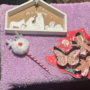 Joy to the World Nativity Scene Decor